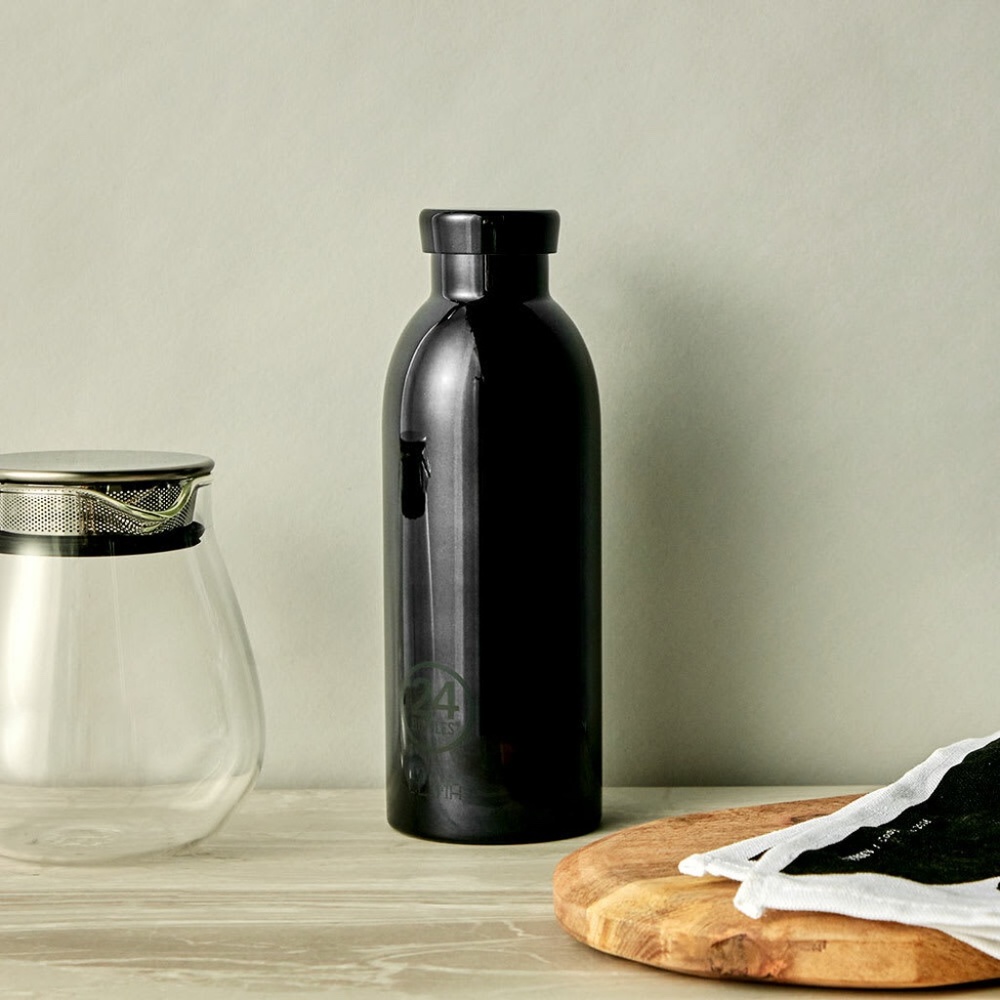 24Bottles Clima Bottle in Black Radiance